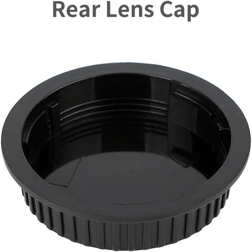2 Pack Rear Lens Cap and Camera Body Cap Cover Kit for Canon EF EF-S Mount Camera EOS T7 T6 T5 T4i T5i T6i T6s T7i SL1 SL2 SL3 60D 70D 80D 5D Mark...