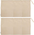 Cotton/Linen Blend 11- by 15-inch Muslin Produce Bags with Drawstring, 6-Pack...
