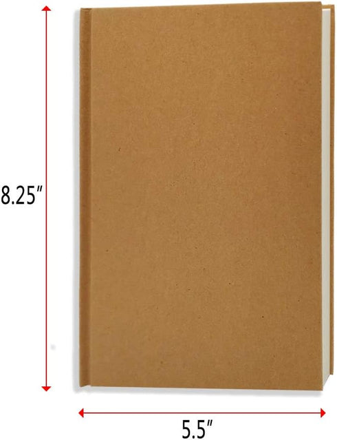 5.5x8.25 Sketch Book, Pack of 2, 240 Sheets (68lb/100gsm), Hardcover Bound Sketch Notebook, 120 Sheets Each, Acid Free Blank Drawing Paper, Ideal ...