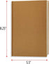 5.5x8.25 Sketch Book, Pack of 2, 240 Sheets (68lb/100gsm), Hardcover Bound Sketch Notebook, 120 Sheets Each, Acid Free Blank Drawing Paper, Ideal ...