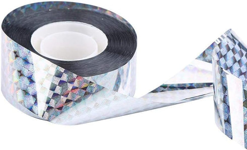 90M Bird Deterrent Tape, Holographic Ribbon, Reflective Tapes, Bird Scare Tape Garden Ribbon, Ideal for Gardens, Orchards, Lawns, Ponds...