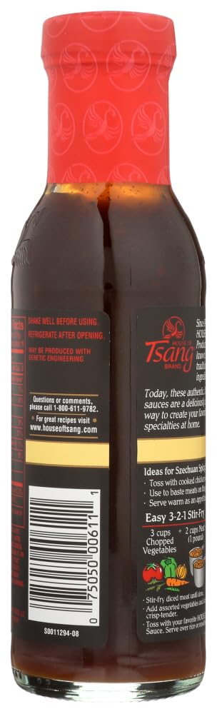House of Tsang Szechuan Spicy Sauce 11.5oz Bottles, Pack of 3...