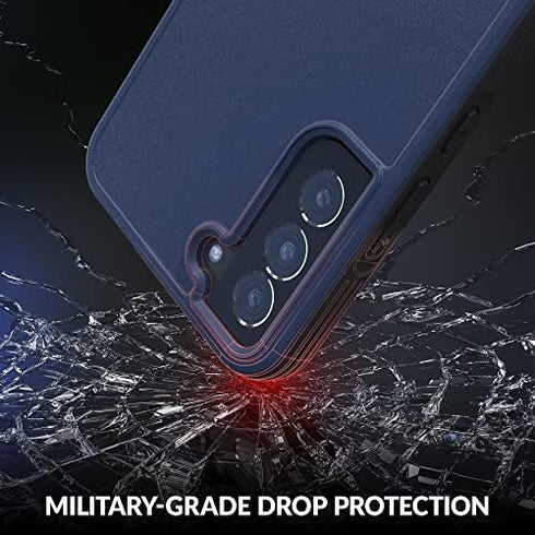 Crave Galaxy S22+ Slim Guard Case, Shockproof Navy Bumper for 6.6" Samsung S22 Plus...