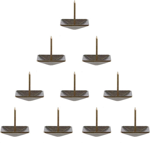 Antique Upholstery Nails Furniture Tacks Square Head Nail Pin Decorative Nails for DIY Project, Jewelry Wooden Boxes, Antique Drawer Repairing, Ho...