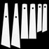 Applicator Glue Spreaders,Smear Sticks for Professional Leather Craft Tool?6PCS of 3 Different Sizes for Leather DIY Crafts Projects...