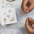 Spacer Beads Kit for Bracelet Making, 3000 Assorted Round Hearts and Stars Gold Tones and Silver Beads for Bracelet Jewelry Making Set for Teen Gi...