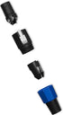 4 Pack Professional SpeakON Speaker Adapter Connectors - Audio Speaker Plug Twist Lock 4 Pole Compatible with Neutrik SpeakON NA4LJ, NA4LJX, NL4MP...