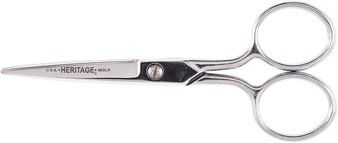 Klein Tools G405LR Scissors, Made in USA, Embroidery Scissor with Large Ring, Great for Sewing, Fabric, Electronics, More, 5-Inch...