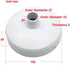 Security Camera J-Type Wall Mount Junction Box Bracket, Dome Camera Mount Universal Camera Wall Mounting Bracket/IP Camera for CCTV Security Camer...