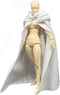 1:12 Scale Fabric Cape Cloak with Hat for 6 inch 1/12 Bandai SHF Figma Action Figure Clothes (White Cloak)...