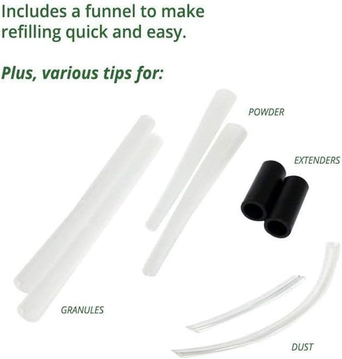 Diatomaceous Earth Duster, Powder Sprayer, Garden Duster Applicator Dispenser with Long Plastic Tube for Organic Gardening Agricultural Supplies...