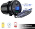 GemCoo 63W USB C Car Charger Socket, 45W PD Outlet 18W QC3.0 Charger 12V USB Cigarette Lighter Socket with LED Voltmeter for Car RV Boat Marine Tr...