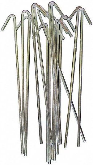 9 Gauge Heavy Duty Fence Ties - Hooked Aluminum Wire Ties for Chain Link Fence - Ties Chain Link Fence Wire to Posts and Rails (Aluminum, 6-1/2" -...