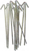 9 Gauge Heavy Duty Fence Ties - Hooked Aluminum Wire Ties for Chain Link Fence - Ties Chain Link Fence Wire to Posts and Rails (Aluminum, 6-1/2" -...