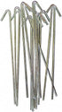 9 Gauge Heavy Duty Fence Ties - Hooked Aluminum Wire Ties for Chain Link Fence - Ties Chain Link Fence Wire to Posts and Rails (Aluminum, 6-1/2" -...