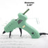 Green Sealing Wax Sticks add Glue Wax Gun, Hot Melting Glue Gun for Mini Size Green Wax Seal Sticks Low Tempreture Great Tool for DIY Wax Seals Wx...