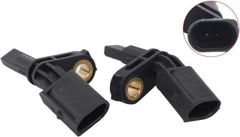 NewYall Pack of 2 ABS Wheel Speed Sensor Front Left LH Driver & Right Passenger Side for Porsche Carrera GT Audi A3 TT VW Beetle Bora CC Eos Golf ...