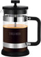 French Press Coffee Maker 21 oz, Cold Brew Heat Resistant Thickened Borosilicate Coffee Pot, Coffee Presses 600 ml, Tea and Frothed Milk Press (Bl...