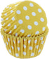 Bakery Crafts Polka Dot Baking Cups - 300-2" Cupcake Liners with White Spots, Purple, Blue, Green, Yellow, Orange, Red, Greaseproof Paper Cases fo...
