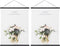 Miaowater 2 Pack Magnetic Poster Frame Hanger,12x16 12x18 12x20 12x24 Light Wood Wooden Magnet Frames Hangers for Photo Picture Art Canvas Print A...
