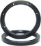 FDXGYH 2 Pcs 6.5-Inch Auto Car Universal Fit ABS Speaker Spacers Car Stereo Speaker Spacer Adaptor Ring Mounting Bracket (Black)...