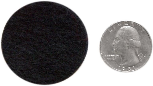 Playfully Ever After 1.5 Inch Black 94pc Stiff Felt Circles...