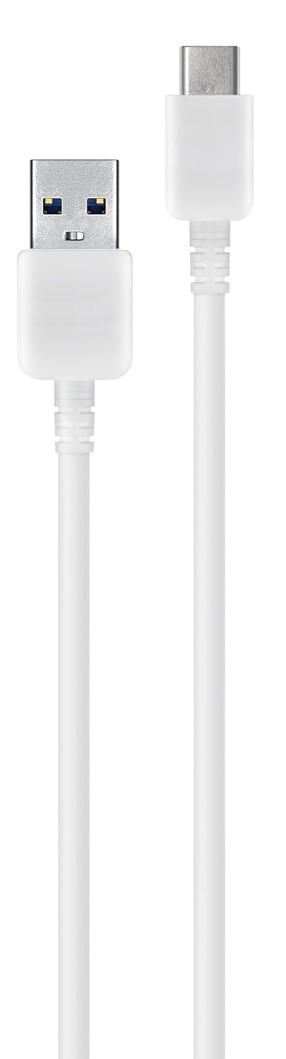 Samsung EP-DN930CWEGUS USB-C to USB-A Sync and Transfer Cable, 1 Meter, Retail Packaging, White...