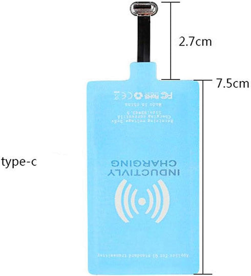 Wireless Charging Receiver Adapter with Fast Smart Microchip Technology for Samsung LG Huawei Sony Motorola Xiaomi Alcatel All Android Device USB ...