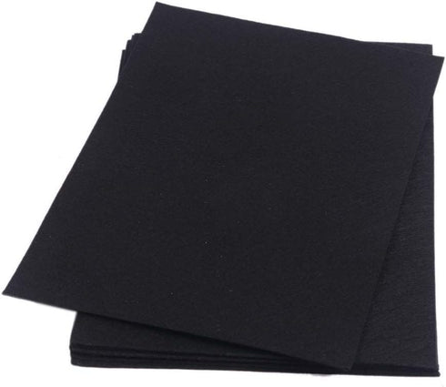 YYCRAFT Stiff Felt Sheets Thick Felt 9 Inch X 12 Inch - 12 Pcs Pack, Black...