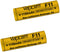 F11 14430 1150mah 3A 3.7V Flat top Rechargeable Batteries (Pack of 2)...