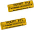 F11 14430 1150mah 3A 3.7V Flat top Rechargeable Batteries (Pack of 2)...