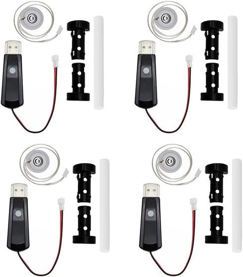 4Pcs USB Humidifieration Atomization Disc Module USB Interface DC 5V Spray DIY Humidifier Control Drive Circuit Board...