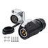 CNLINKO LP20 Series Waterproof Connector, IP68 Power Connector 4pin 20A 500V M20 LED Connector, UL CE Rohs Approved (4 pin)...
