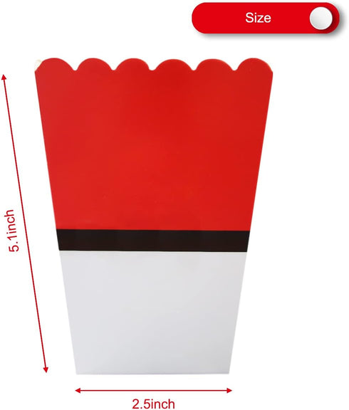 12Pcs Cartoon Animation Popcorn Box, Cartoon Animation Party Supplies, Birthday Party Decorations...