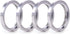 ZHTEAPR 4pcs Wheel Hub Centric Rings 71.5 to 83.1 OD=83.1mm ID=71.5mm Aluminium Alloy Wheel Hubrings 83.1 to 71.5...