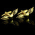 Angel Wings Cufflinks for Men, Wings Heart Cufflinks, Viking Wing Cuff Links, Gold Love Heart Wing Shirt Tuxedo Cufflinks, Punk Cufflinks French C...