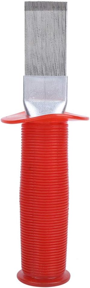 Air Conditioner Fin Tool Condenser Coil Comb Cleaner Brush Stainless Steel Repair Cleaning Manual Tools for Cleaning Repairing Equipment, Refriger...