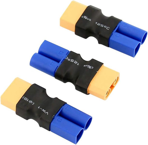 3pcs Male EC5 to XT90 / XT-90 Female - Heavy Duty Connector Adapter(BDHI-01)...