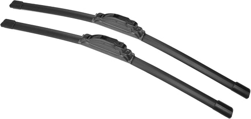 X AUTOHAUX 2pcs 21"+19" Silicone Front Windshield Wiper Blade for Mazda 3 Hatchback 2010-2014 Windscreen Wiper OE Replacement Set All-Seasons J/U ...