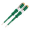 uxcell Voltage Tester AC 100-500V with 3mm Slotted Screwdriver with Clip for Circuit Test, Green, Pack of 2...