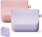 Silicone Headphone Organizer Wired Earbud Case Pouch, Portable Data Cable Organizer Case, Silicone Coin Purse Pouch Change Holder for Women and Me...