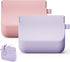 Silicone Headphone Organizer Wired Earbud Case Pouch, Portable Data Cable Organizer Case, Silicone Coin Purse Pouch Change Holder for Women and Me...