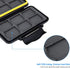 12 Slots SD Card Case Holder, SD Card Holder SD Card Organizer SD Card Storage Water-Resistant Anti-Shock SD/SDHC/SDXC Card Holder Storage with Ca...