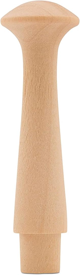 Wooden Shaker Pegs 2-7/16-inch w/ 3/8-inch Tenon, Pack of 50 DIY Wooden Wall Hooks, Wood Hooks for Hanging Shaker Peg Rail and Coat/Hat/Towel Hook...