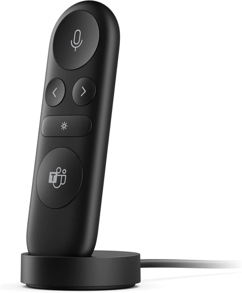 Microsoft Presenter+ (2022), Wireless and Bluetooth Presentation Clicker for PowerPoint, Advanced Built-in Features, Black Color...