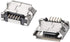 uxcell 30 PCS Micro USB Female Socket Connector Jack Port, 5-Pin DIP 180 Degree Replacement Adapter...