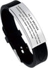 FALOGIJE Brother Gifts Inspirational Wristband Bracelet from Sister, Brother Birthday Graduation Gifts, Fathers Day, Christmas...