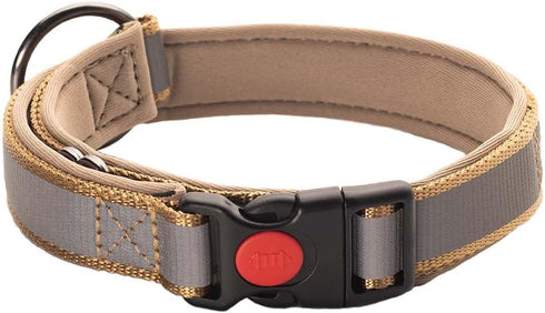 Soft Dog Collar, Reflective Dog Collar with Safety Locking Buckle, Dog Collar, Adjustable Nylon Pet Collars for Small Medium Dogs...