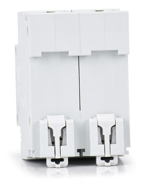 DC Miniature Circuit Breaker, 2 Pole 500V 100 Amp Isolator for Solar PV System, Thermal Magnetic Trip, DIN Rail Mount, High Current DC Disconnect ...