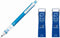 Uni Mechanical Pencil Kurutoga Standard 0.7mm Blue (M74501P.33)+ Lead Nano Dia Color 0.7mm Blue (U07202NDC.33) 2set...